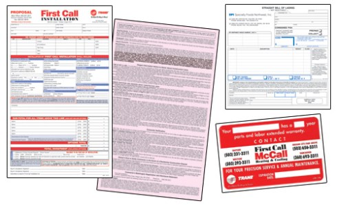 Proposal, Bill of Lading, Furnace Label